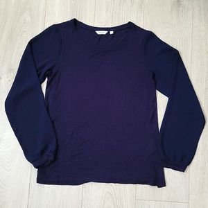 Reitmans Navy Blouse